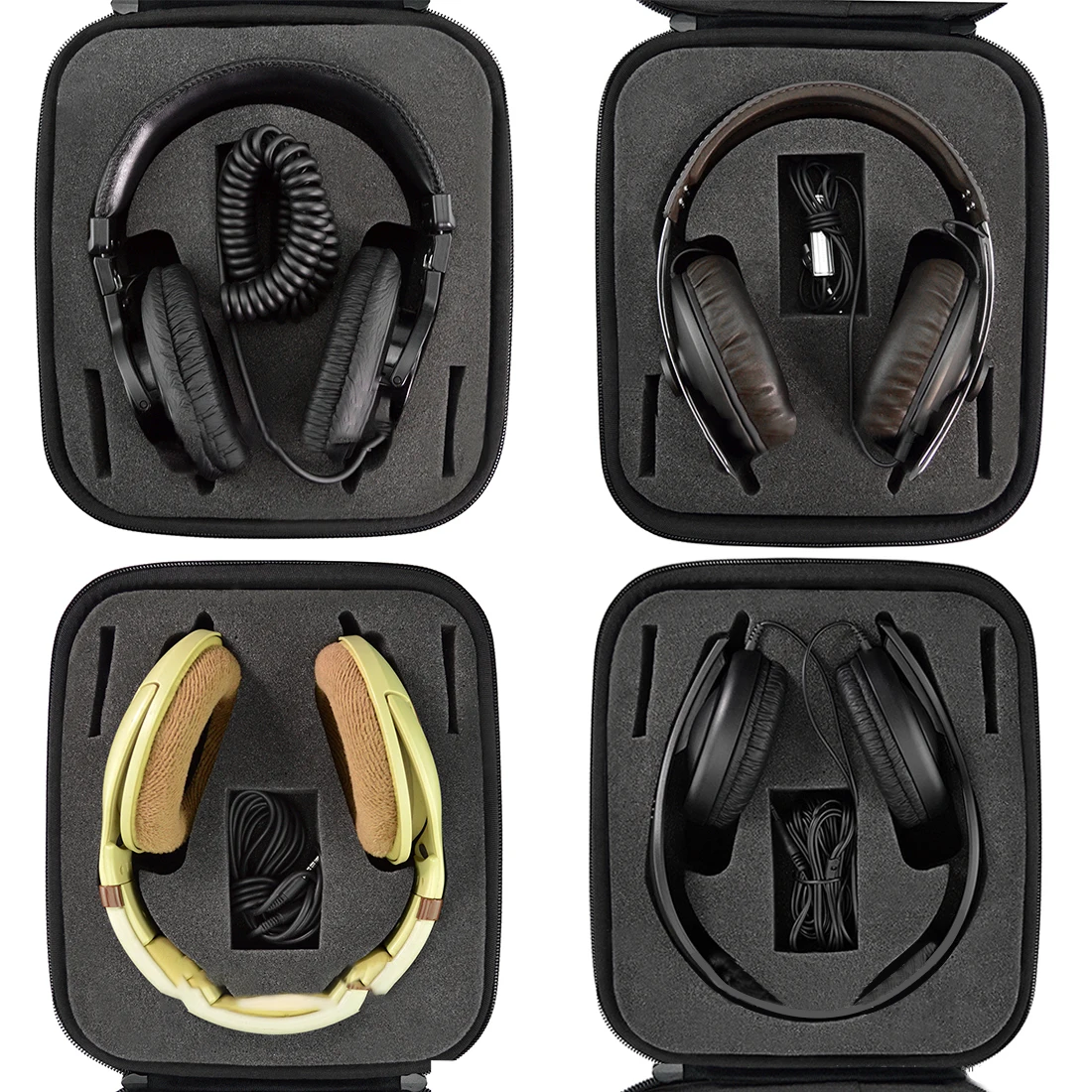 Geekria Headphones Case for SHURE SRH440, SRH240A, HiFiMAN HE400se Case, Replacement Hard Shell Travel Carrying Bag