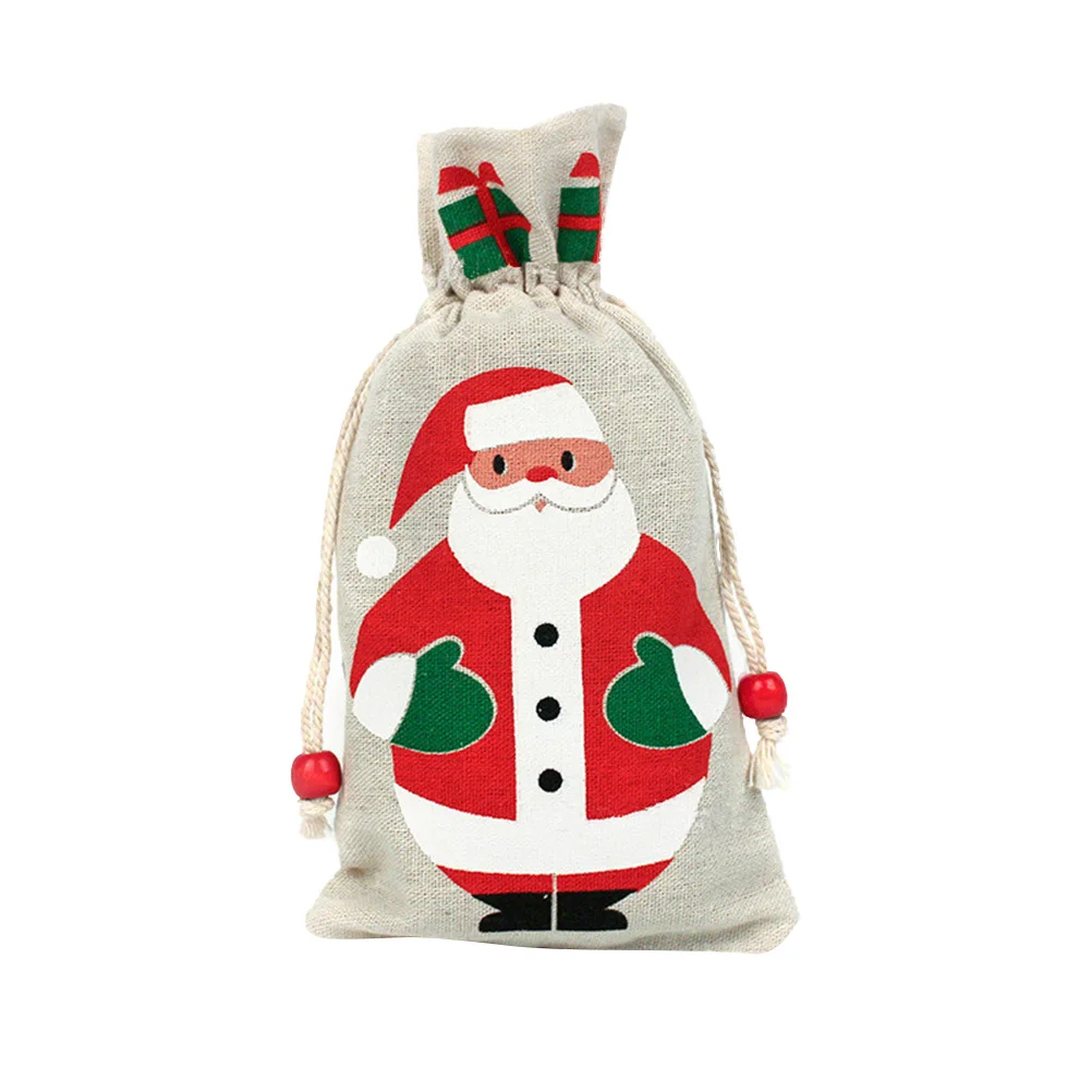 

10 Pcs Gingerbread Christmas C y Bag Man Gift Cookie Bags Drawstring Pouches Snack C y Pouch Storage Present Bag Sack