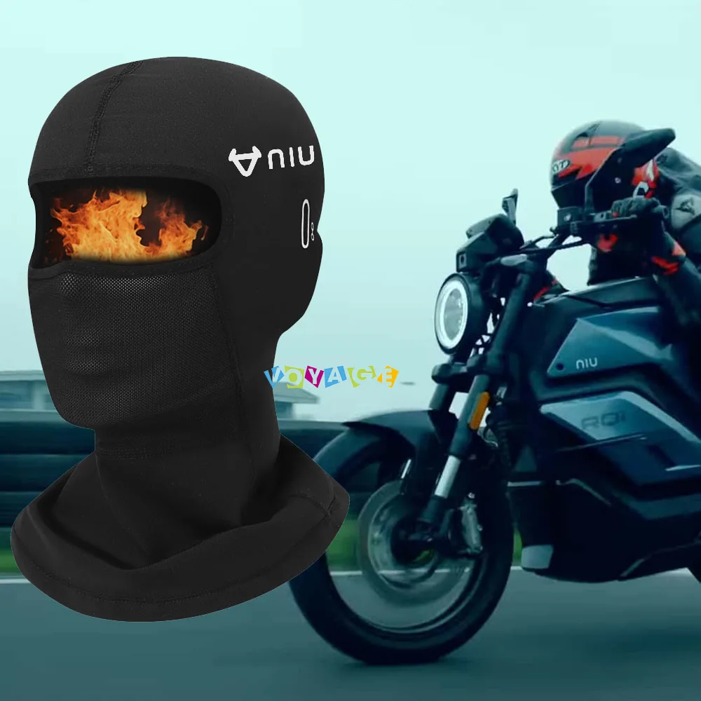 Logo For NIU M1 M+ N1S NGT N1 U1 U+ US U+a U+b Motorcycle Neck Full Face Mask Windproof Dustproof Face Shield Accessories