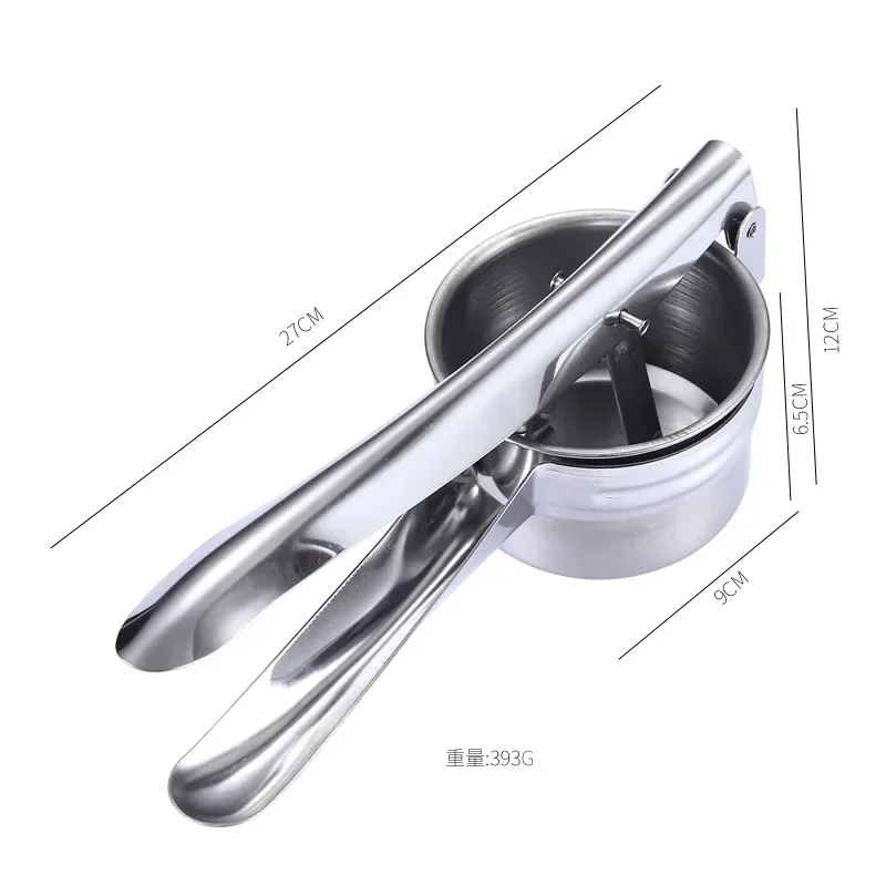 Household mashed potato press, manual vegetable filling squeezer, Stainless steel juicer, Vegetable dehydrator