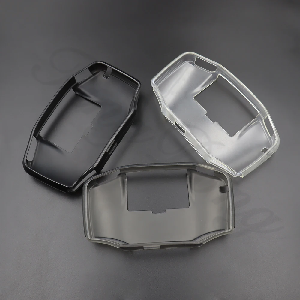 2PCS TPU clear Transparent Protective Case Shell Cover For GBA Console Silicone Soft Crystal Shell