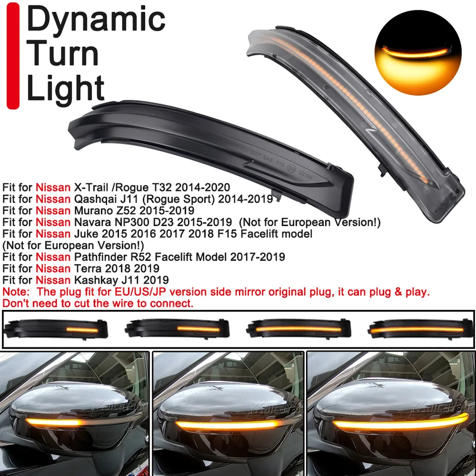 D-Lumina Clignotant dynamique de voiture LED indicateur de rétroviseur latéral lampe clignotante pour Su-baru pour Forester pour Legacy pour Outback pour Tribeca (2003-2008 D-Lumina Clignotant dynamique de voiture LED indicateur de rétroviseur latéral lampe clignotante pour Su-baru pour Forester pour Legacy pour Outback pour Tribeca (2003-2008