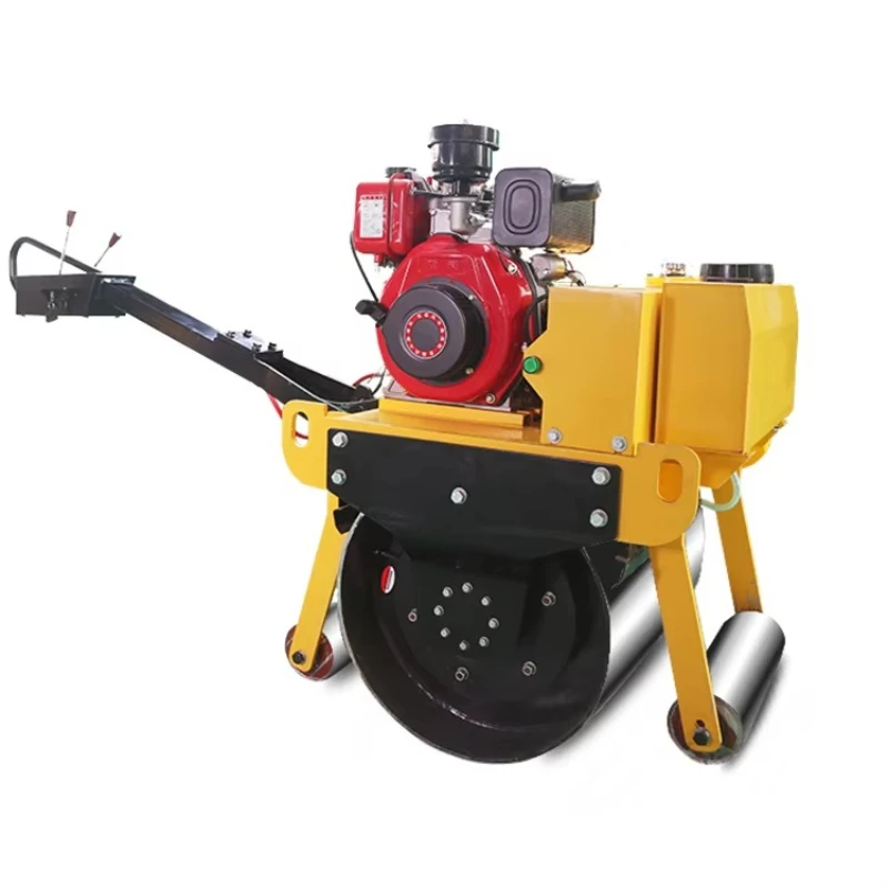 Mini Vibratory Roller with Engine, Power 7.5KW, 1 Year Warranty - Road Compactor