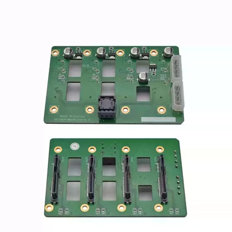 U-NAS Dedicated NAS Backplane For 4 Bay 8 Bay Chassis Support SAS 12Gbps SATA 6Gbps Storage Expansion Board