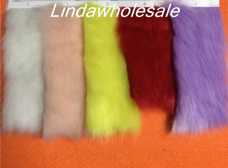 Wholesale fox fur fabric,pile about 4-5CM faux fur clothing woolen collar plush fabric,160cm*90cm(one yard)/pcs