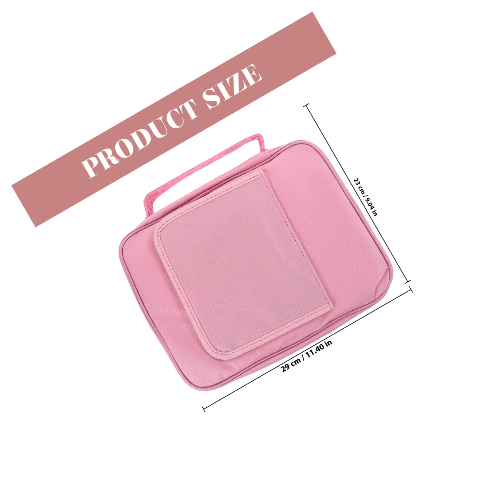 Tote Bag Large Capacity Heavy Duty Polyester Book Storage Handheld Book Carrier Document Organizer File Bag