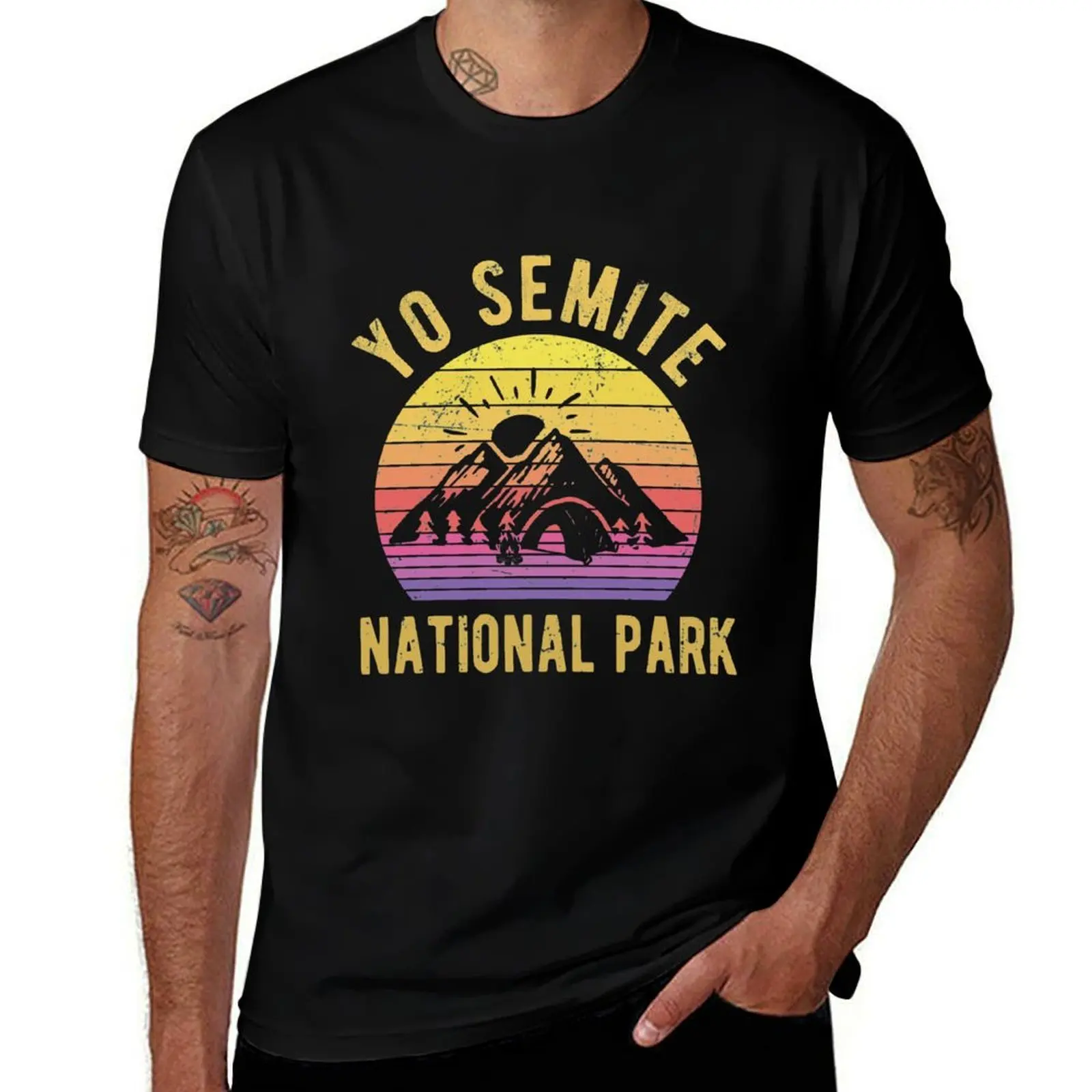 Yo Semite T-Shirt Big Size Crew Neck T-Shirt
