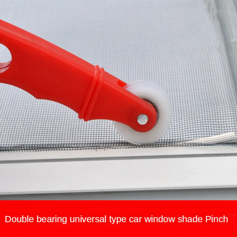 Stainless Steel /Rubber Gauze Wheel Window Install Tool Screen Door Window Installation Hand Spline Roller Rolling Tool for Home