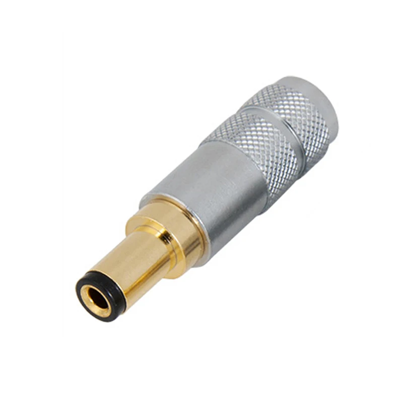1pcs Copper Plated Gold DC 5.5 x 2.5mm / 5.5 x 2.1mm Power Plug Jack Weld Connector for Linear Power Output High quality