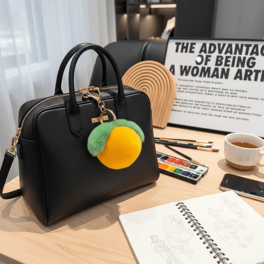 

Мягкий пушистый брелок-персик розового цвета, милый дизайн в стиле каваи, подвеска для сумки, подарок для детей