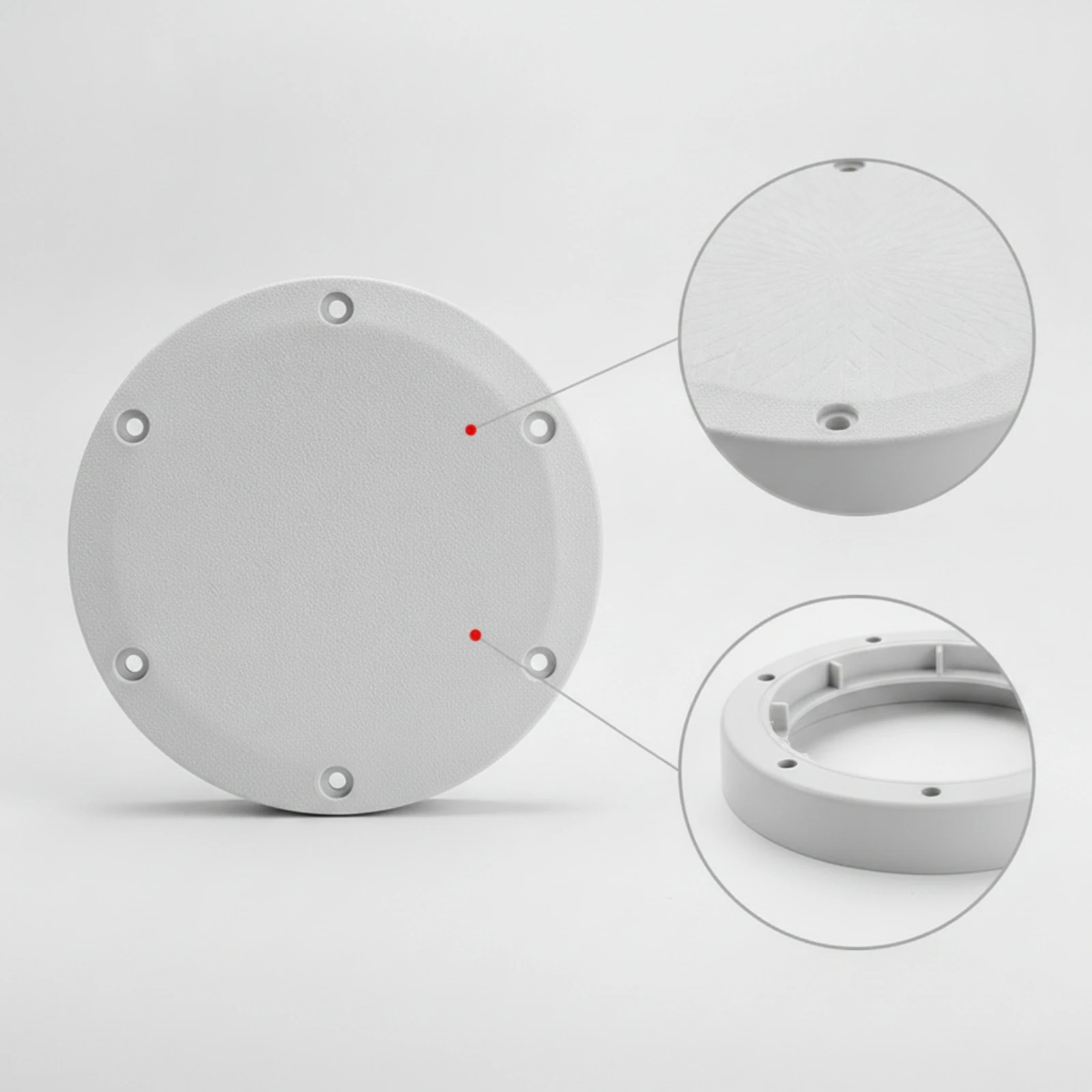 Boat Deck Hatch Non Slip Boat Deck Plate Inspection Cover Low-Height Hardware Easy Install for Yacht, RV