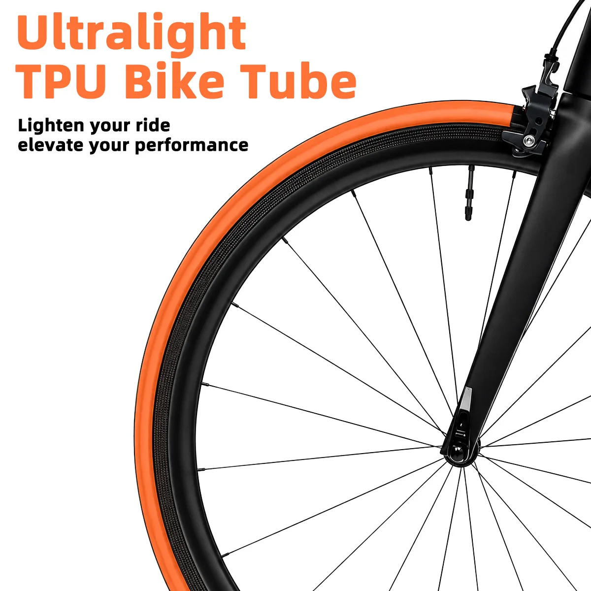 TPU Fahrrad-Schlauch FV45/65/85MM 700x18-32C Rennrad-Reifenschlauch Fahrrad-Innenschlauch Ersatzschlauch für Fahrradzubehör – Detail 4