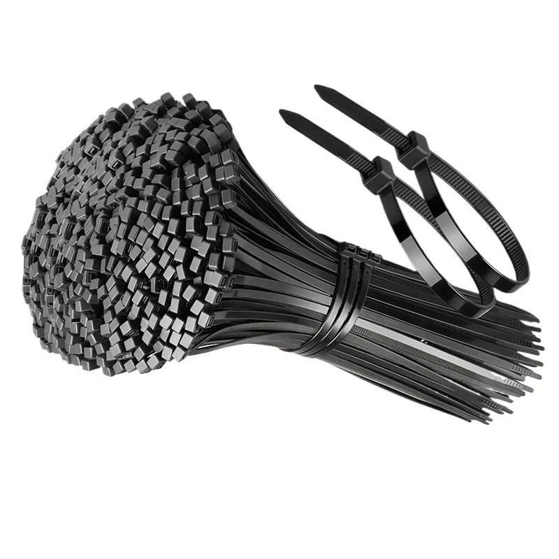 High-end 100PCS Screw Hole Nylon Cable Ties Multipurpose Duty Adjustable Self-locking Cord Ties Organizer Straps Fastening Loop