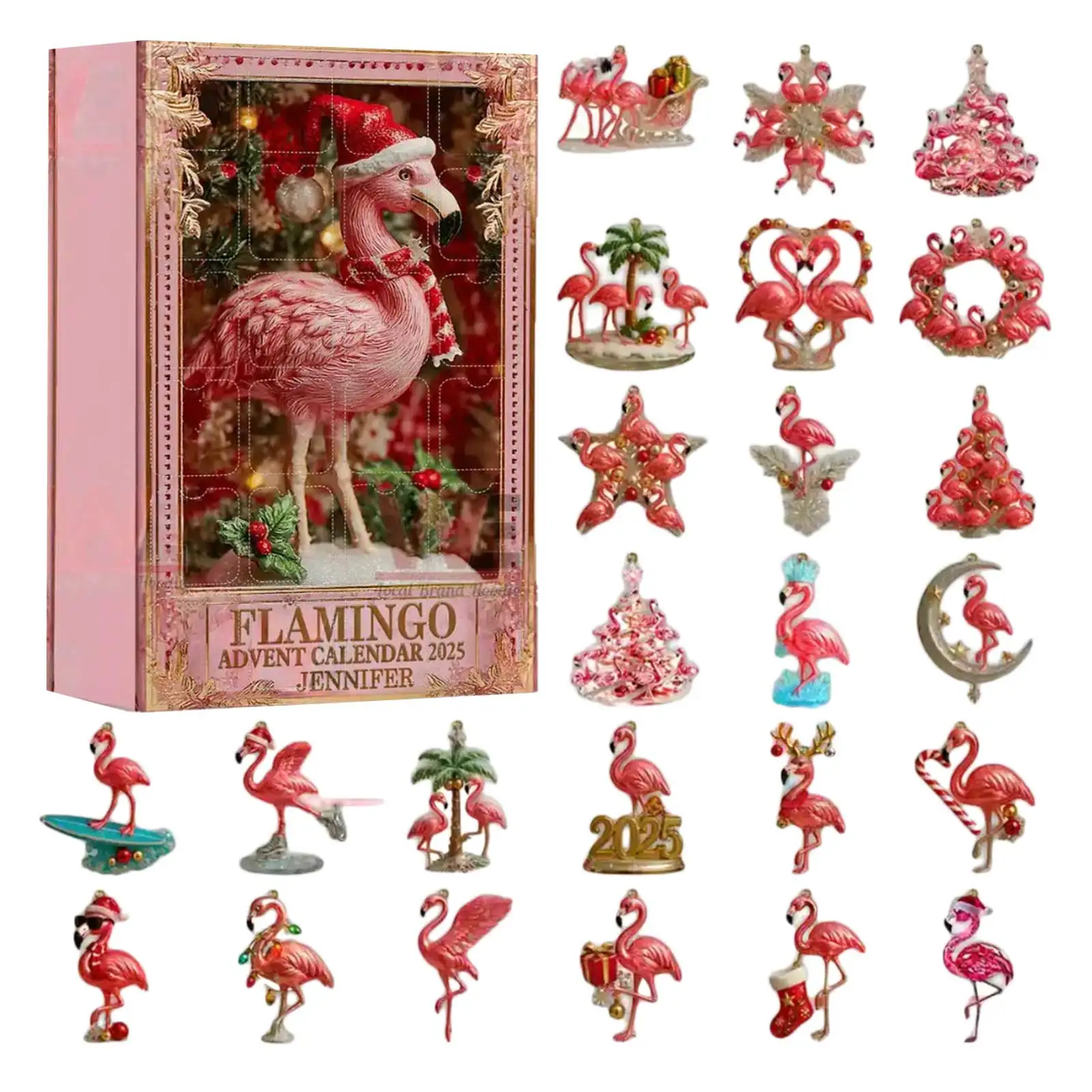 3 دقائق الرمال الموقت تقاويم القدوم 2025 24 يوم الغابة الحلي عيد الميلاد العد التنازلي التقويم 2D الاكريليك لطيف المطبخ الموقت الكلب #1