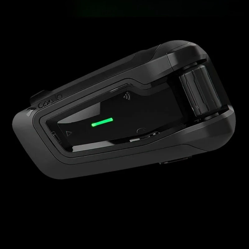 Casco Cardo Edge Regular/negro dorado con base para auriculares con intercomunicador Bluetooth