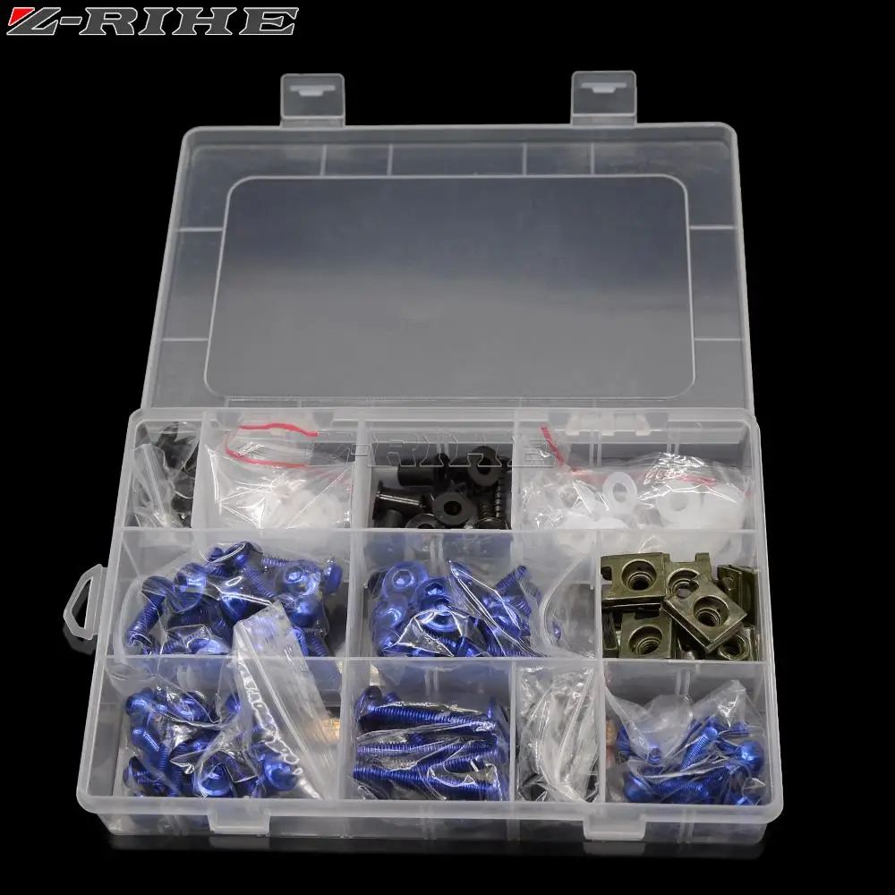 Motorcycle For yamaha FZS150 FZR750R GENESIS FZR600 FZR400 RR/RRSP Fairing Bolt Screw Fastener Windscreen Windshield Screws Nuts