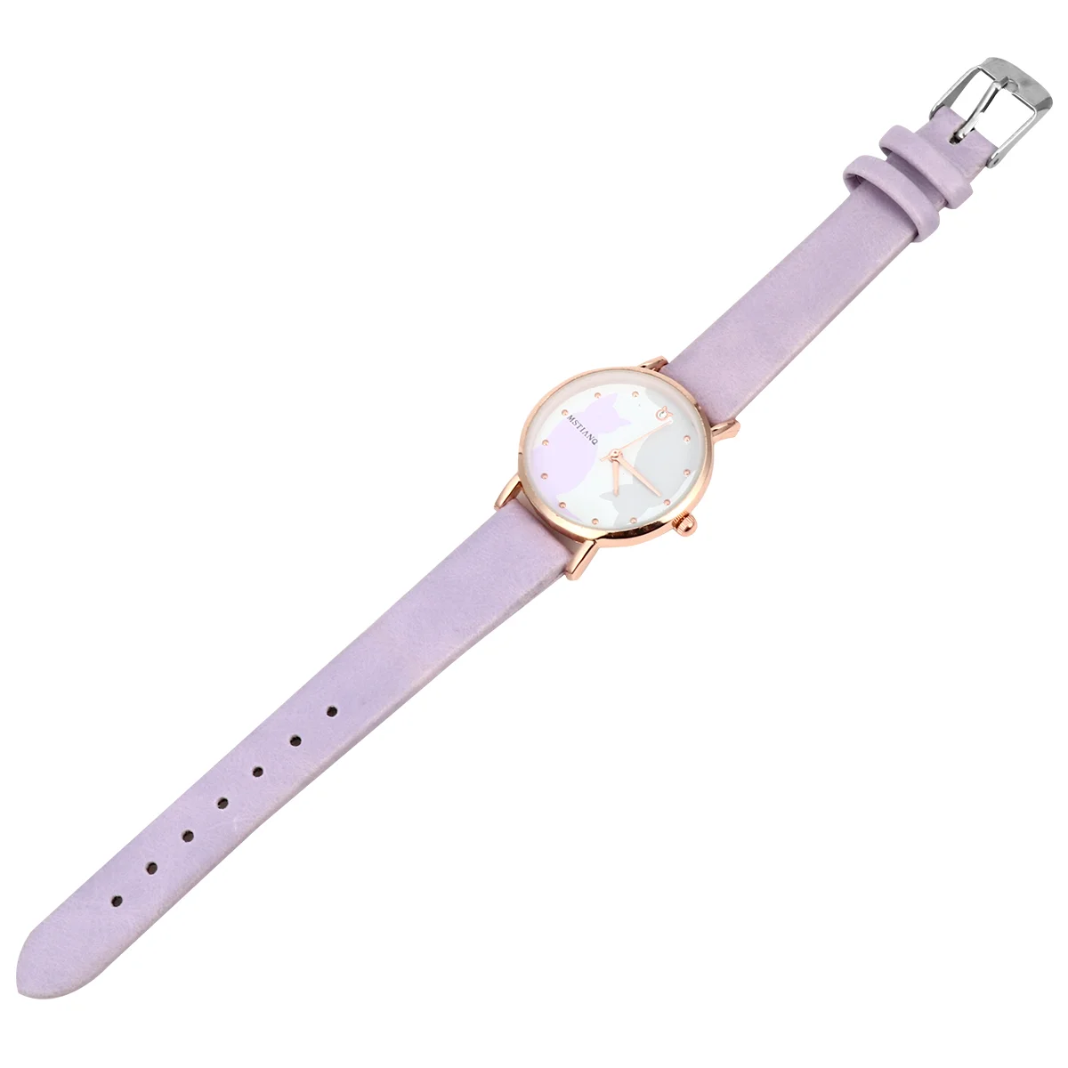 Montres pour Fille de 14 à 16 Ans, Bracelet Faux Charmant, Chat Numérique