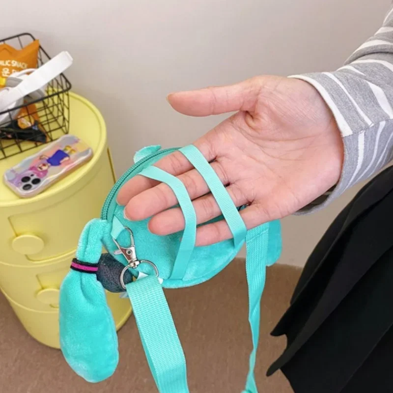 Portmonetka Hatsune Miku Damska Torba na Ramię Cartoon Kawaii 14cm Torba na Słuchawki Pluszowa Torba Pain Torba na Ramię z Łańcuszkiem Prezent dla Dziewczyny