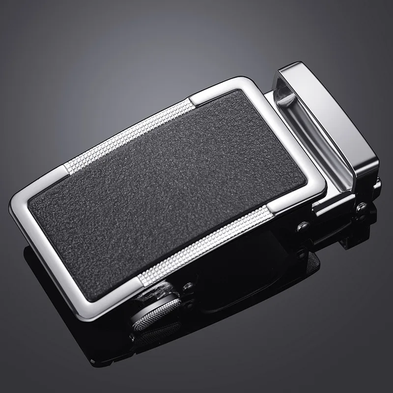3.5CM Zinc Alloy Auto Buckle Men's Belt - Business Casual Waistband Headwear, Durable Scratch-Resistant Pant Belt Buckle