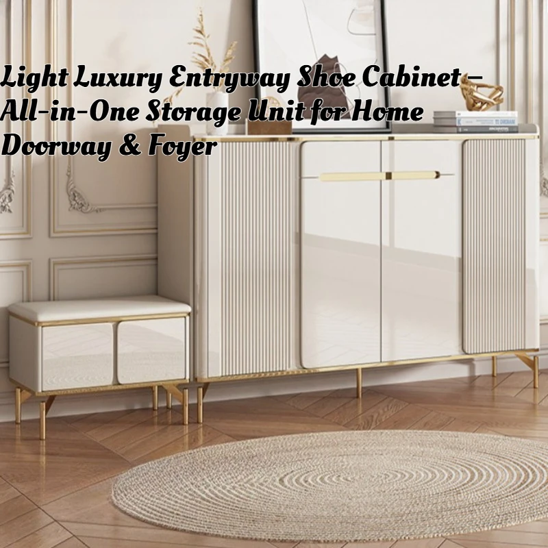 Household Multi Layer Shoe Cabinets Storage Nordic Luxury Entryway Shoe Rack Vertical Bench Meuble Chausssure Home Furniture