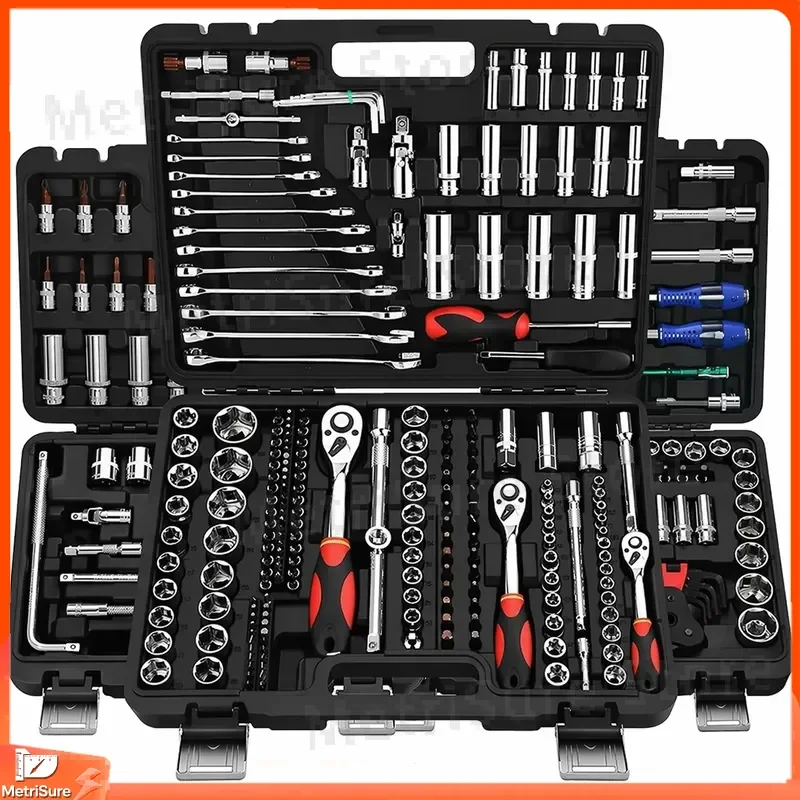 Car Maintenance Tool Set Hand Tools Socket Wrench Set Multi Function Repair Kit Automotive Technician Tools Garage Equipment