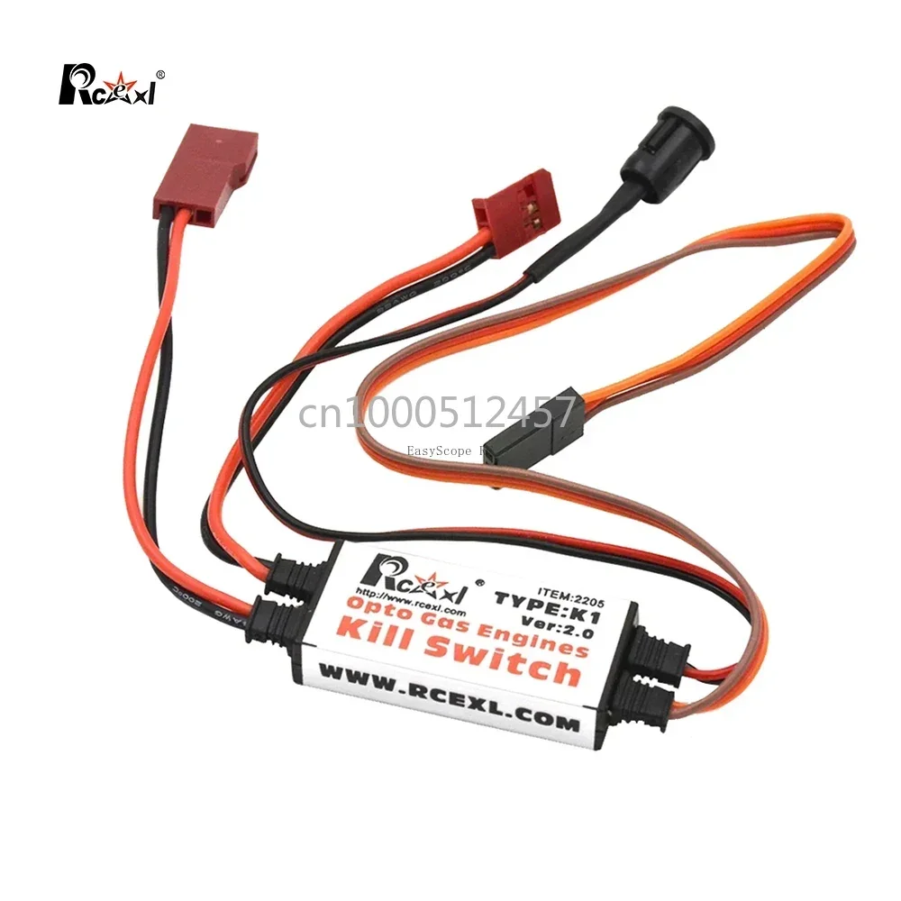 Rcexl Opto Gaz Motoru Öldürme Anahtarı Kapatma Sürüm 2.0 RC Benzinli Uçak için DLE Engieen Sabit Kanat Düzlem