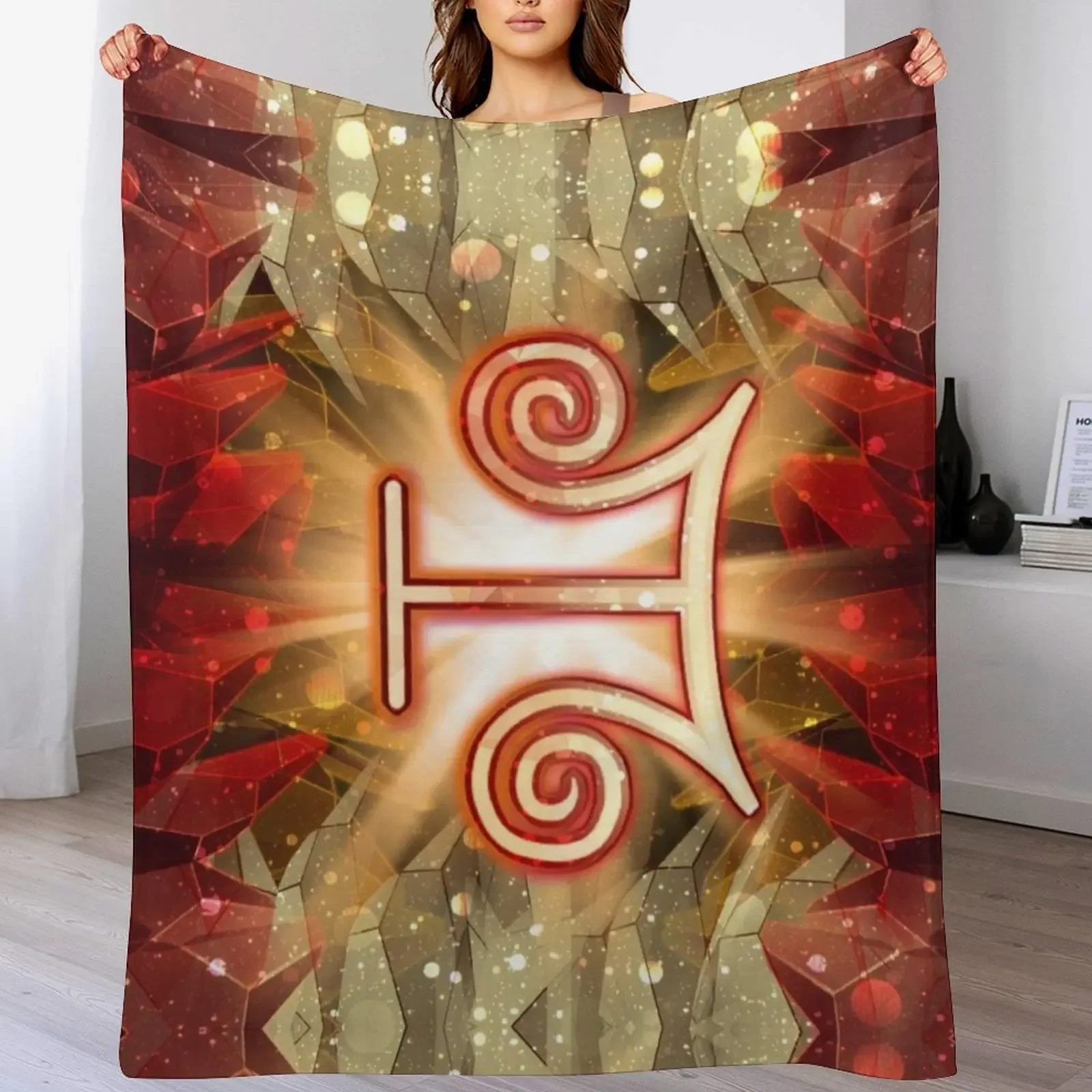 Wizard101 - Balance School Throw Blanket warm winter halloween Decorative Beds Hair Blankets