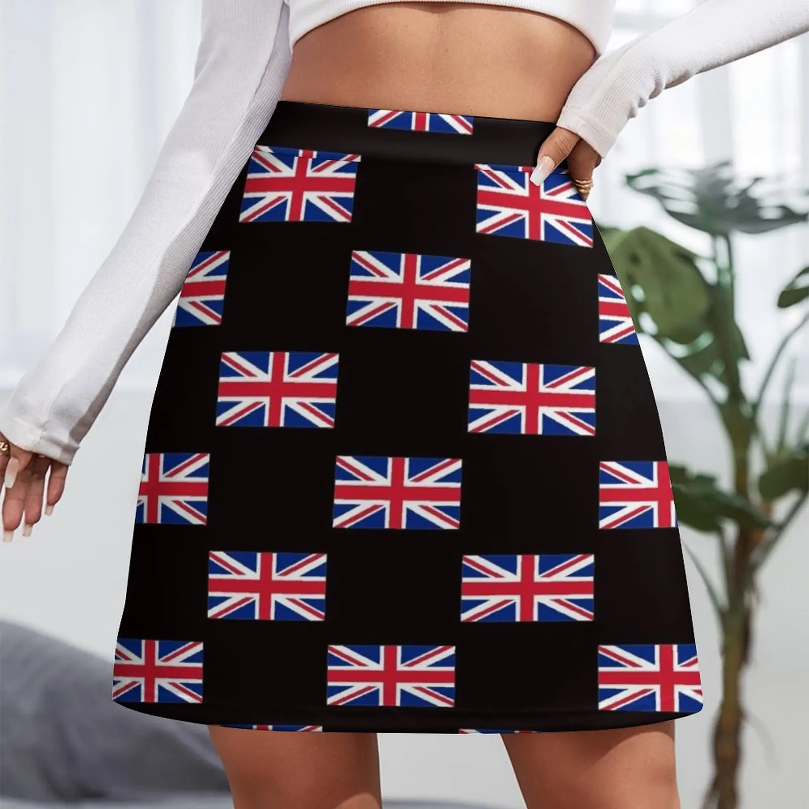 United Kingdom Flag - Union Jack T-Shirt Mini Skirt fairy grunge Korean clothing skirts for woman Short skirt woman