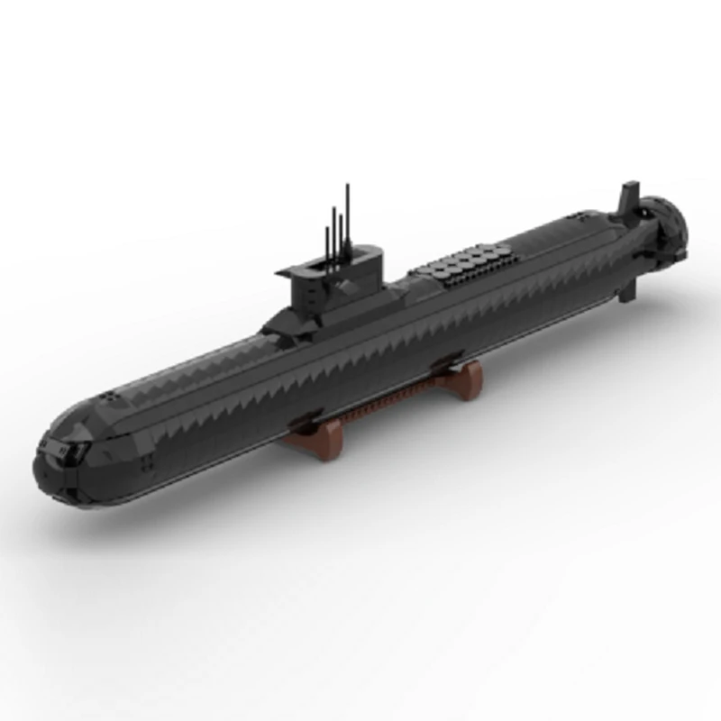 SNLE السفن العسكرية الحديثة نموذج MOC قوالب بناء معدات الحرب وحدات التكنولوجيا الهدايا عطلة تجميع ألعاب أطفال البدلة