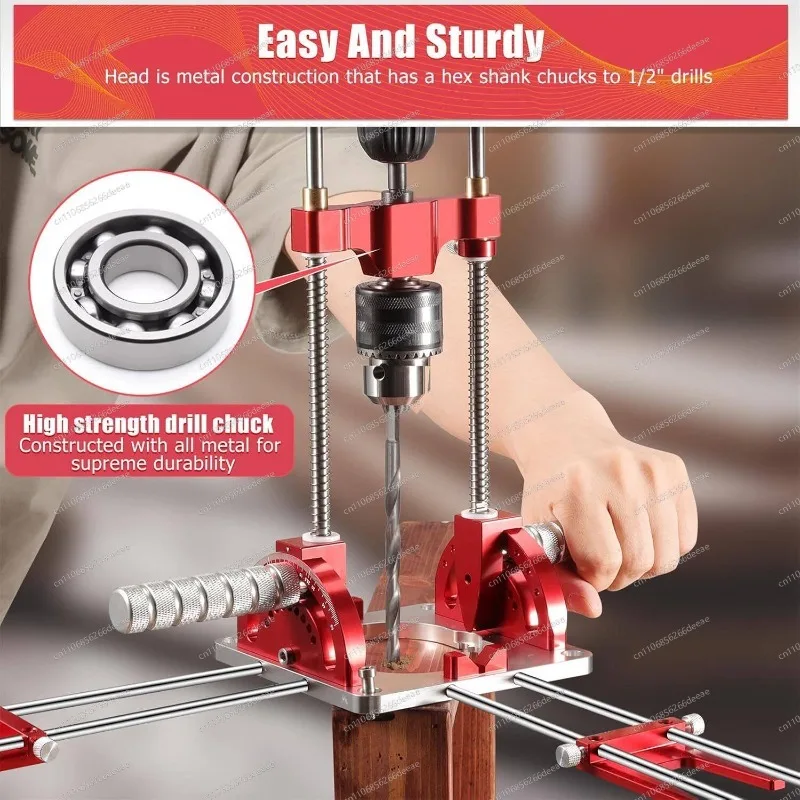 Portable Drilling Locator Precise Hole Positioning Jig Woodworking Punch Guide For Furniture Installation