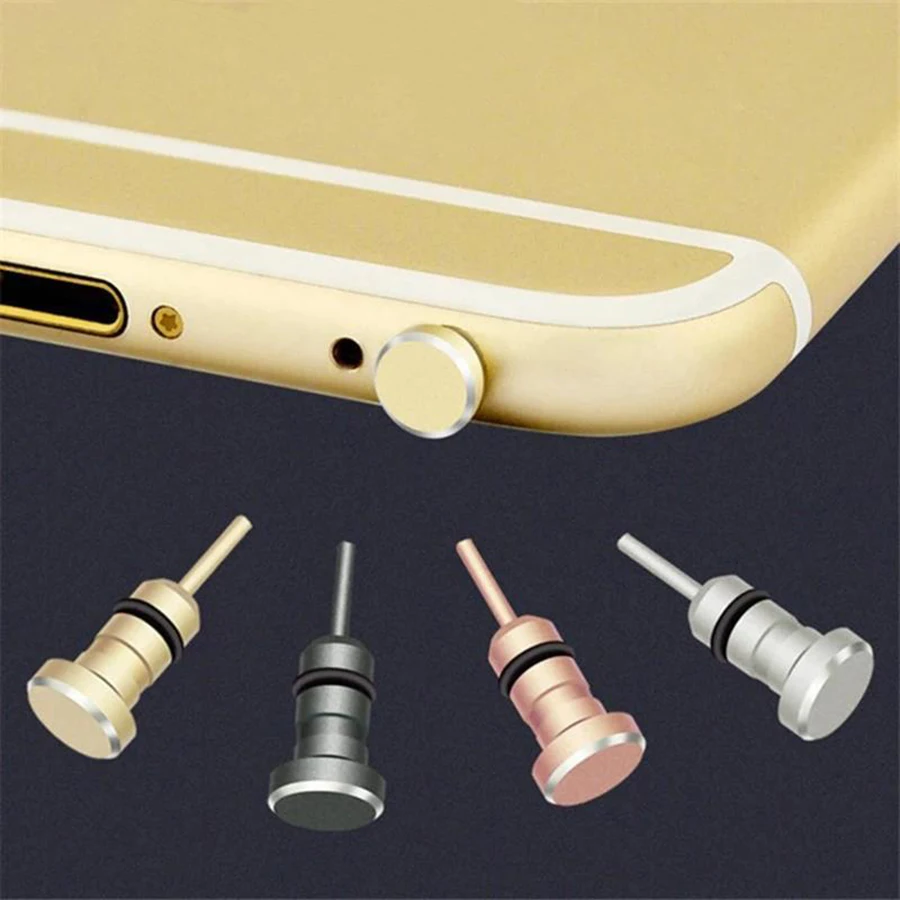 

Earphone Universal Dust Plug Metal 3.5 mm AUX Jack Interface Stopper Anti Mobile Phone Card Retrieve Card Pin Headphone Block Al