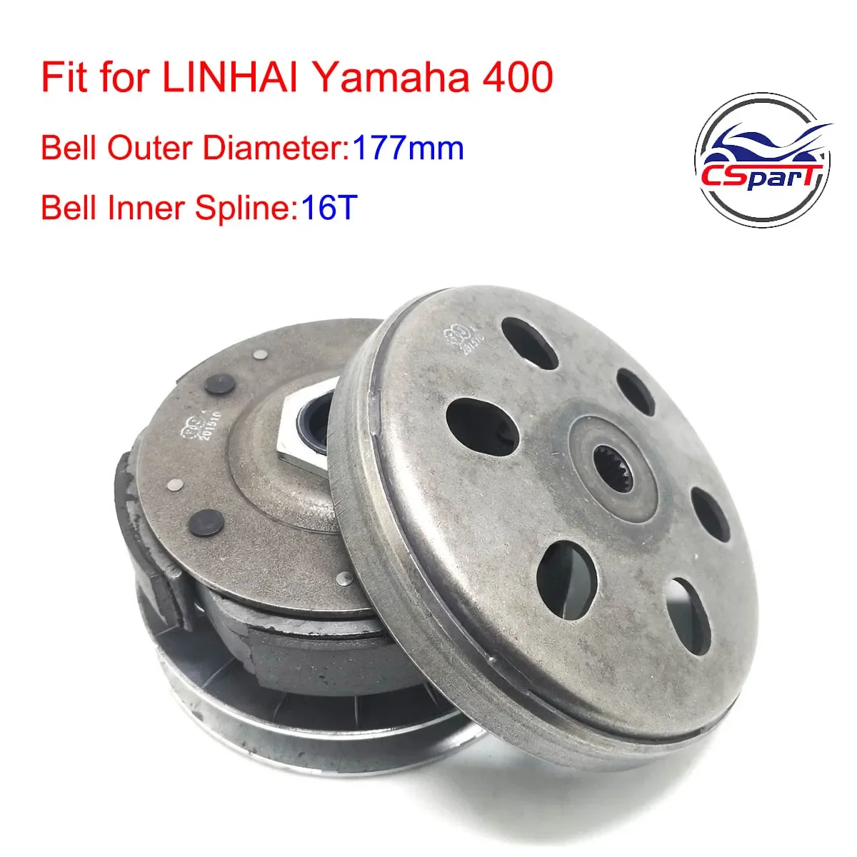 

177MM 16T Clutch Assembly For Yamaha Linhai 400 400CC YP400 ATV Roketa Buyang JCL Bugy Go Kart Parts