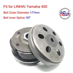 177MM 16T Clutch Assembly For Yamaha Linhai 400 400CC YP400 ATV Roketa Buyang JCL Bugy Go Kart Parts