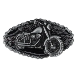 Motorcycle Modelling Cowboy Alloy Belt Buckle Fashion For Men Width 4.0