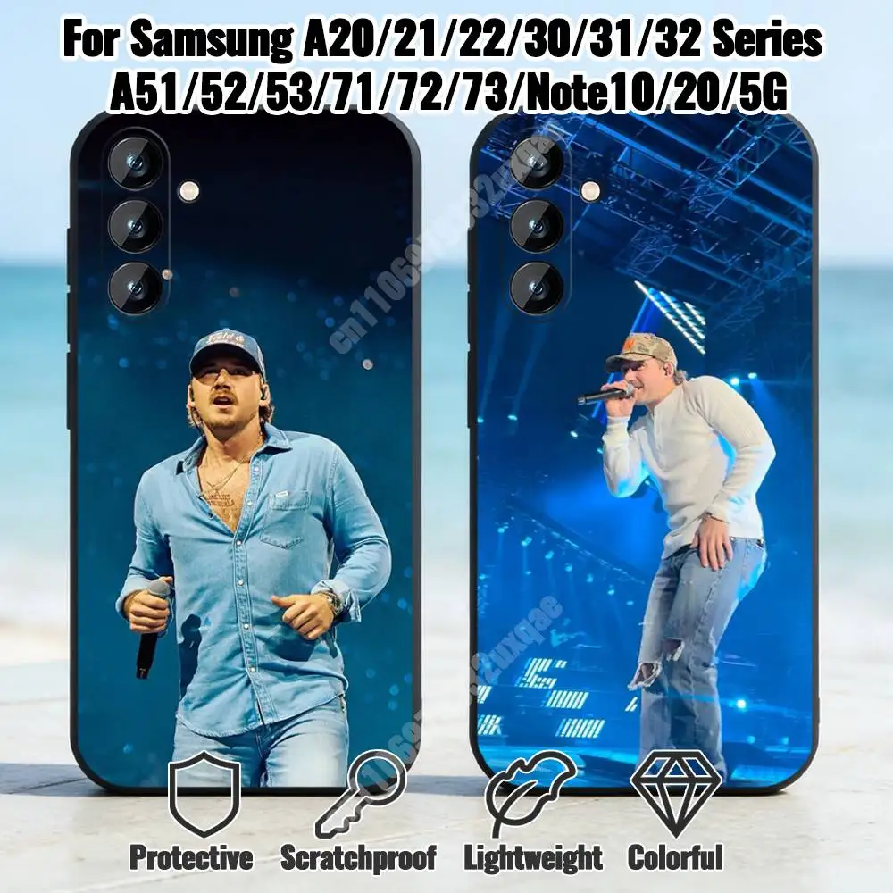 M-Morgan Wallen-S Still The Problem Phone Case for Samsung Galaxy A73 72 71 70 Note20 Note10 Note9 Ultra Plus FE Silicone Cover