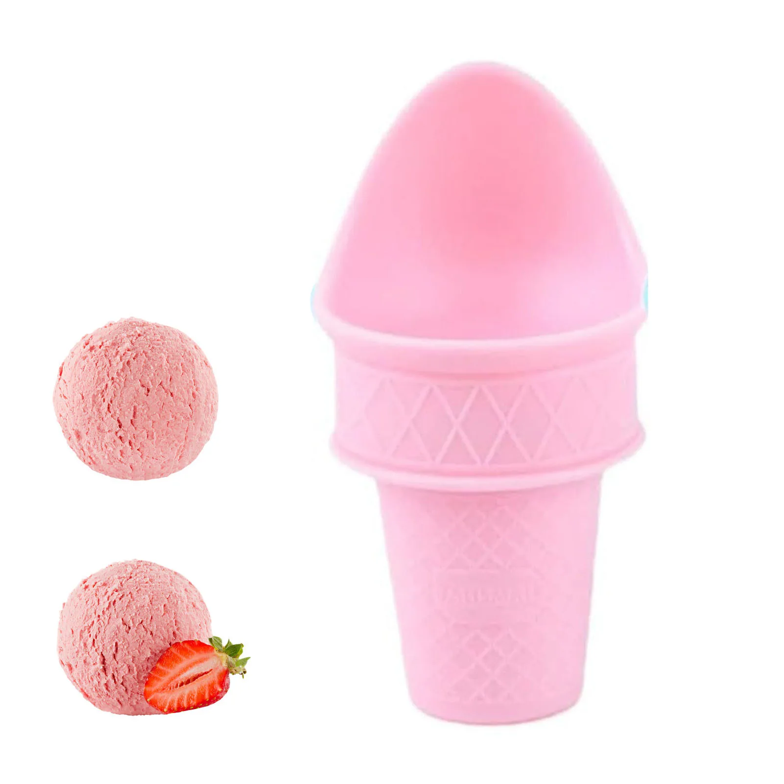 Plastic Ice Cream Scoop Cone Holder Reusable Ice Cream Cone Holder Suitable For Summer Icecream Molds House Popsicle Tools