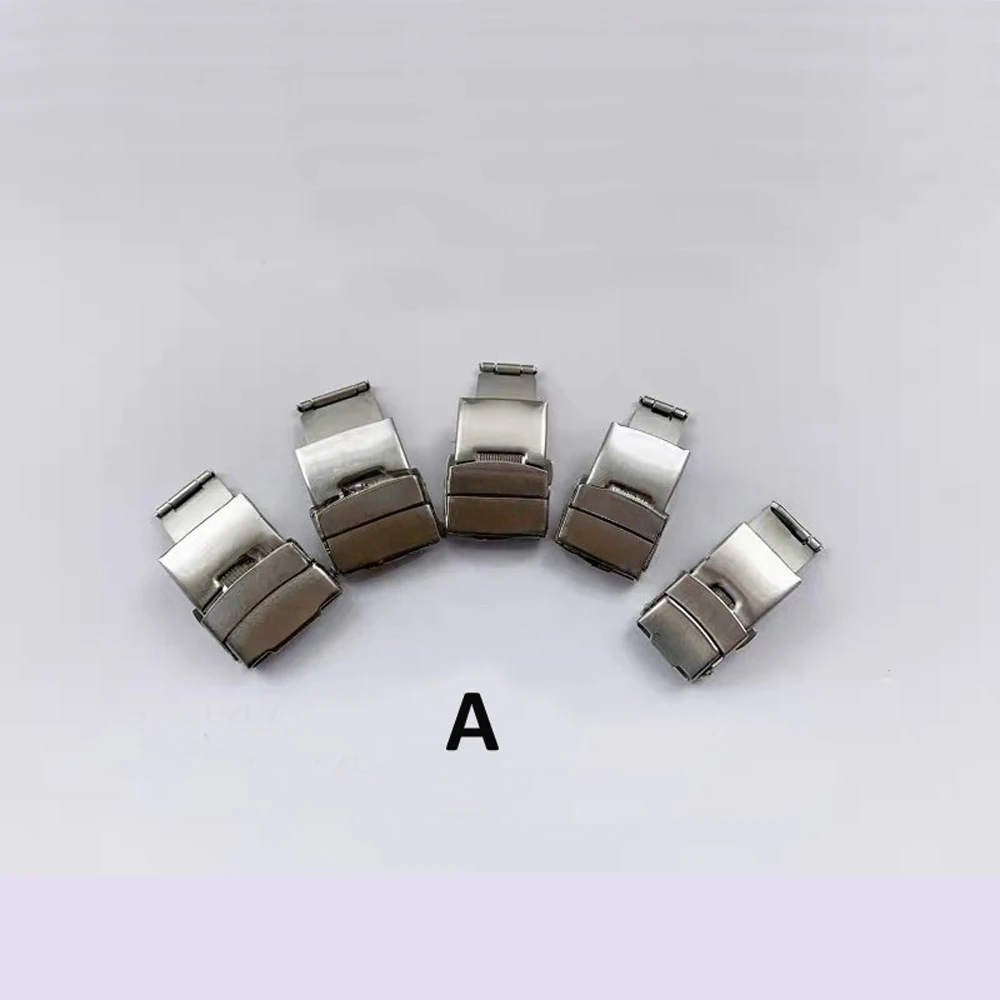 1PCS Silver Watch Accessories Steel Strap Stainless Steel Watch Buckle Double / Single / Safety Buckle view 4