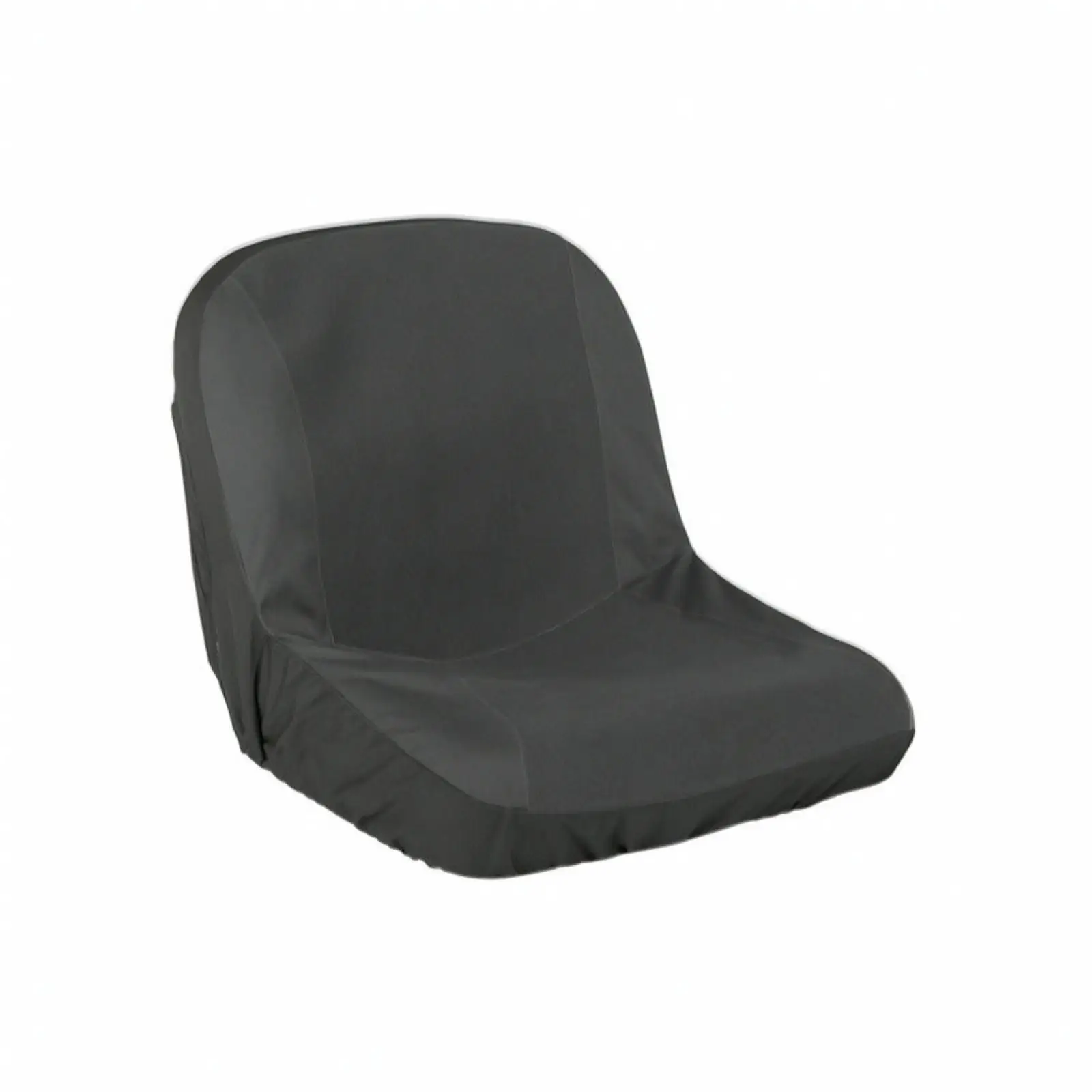 Durable Waterproof Tractor Seat Cover for Riding Mower High Back Contoured Fit with Elastic Edge