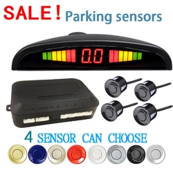 FirstSafe Car Parking Sensor Kit LED Display With 22mm 4 Sensors Radar Detector System Universal All Car