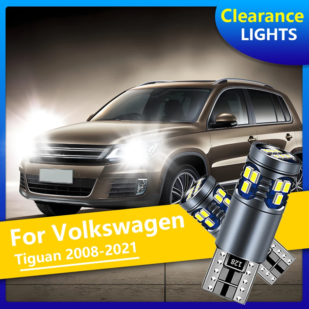 

For Volkswagen VW Tiguan 5N MK2 MK1 Allspace 2008-2018 2019 2020 2021 2PCS High Quality W5W T10 Canbus LED Clearance Light
