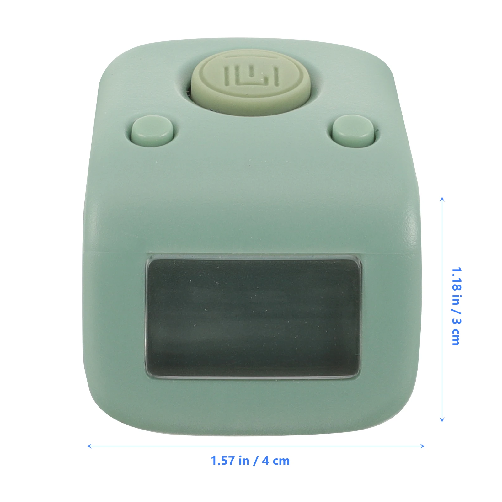 

Finger Counter Digital Tally Rechargeable Mini Electronic Handheld Night Light Memory 6 Channels Green Silent Practical