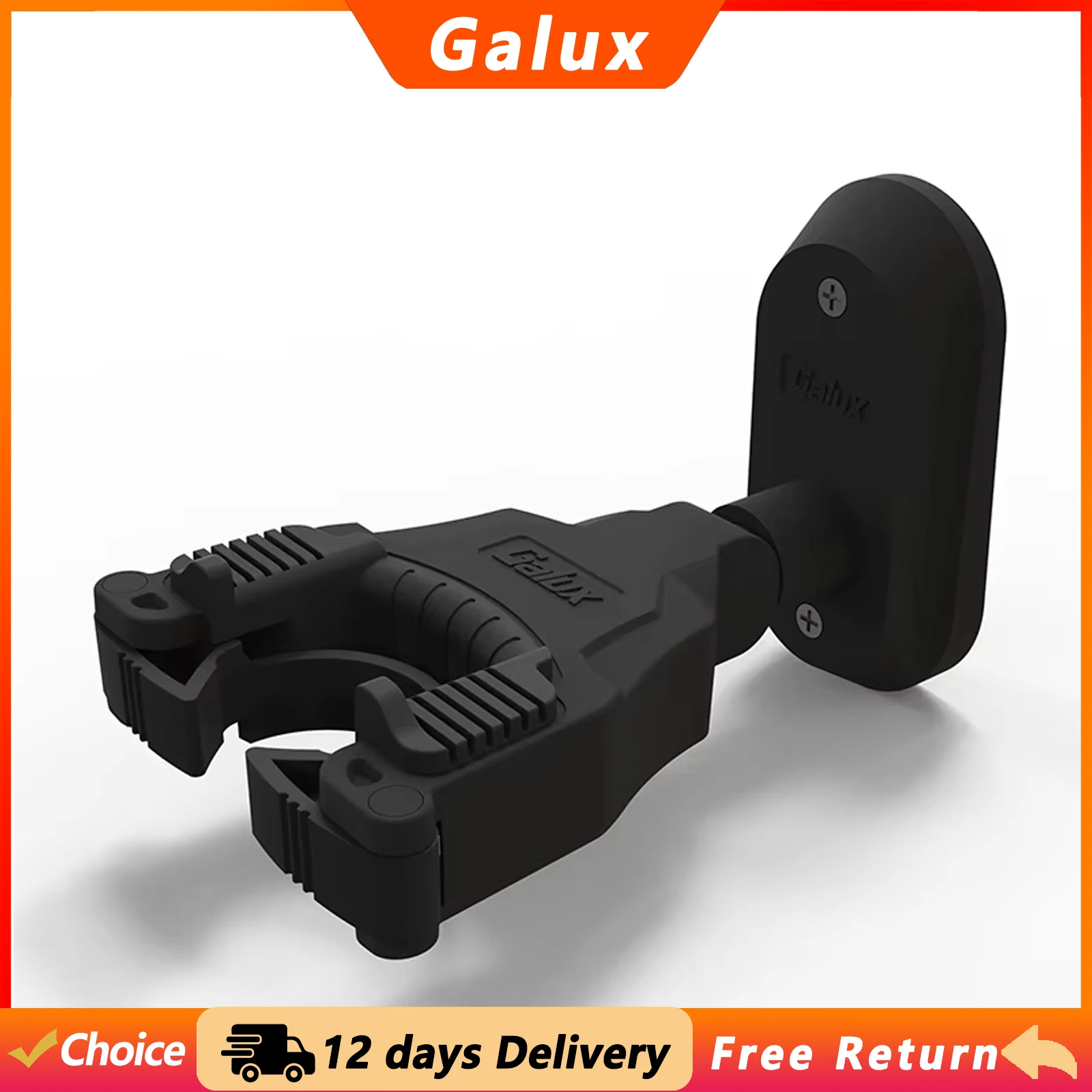 GALUX GH-110 Guitar Wall Stand Mount Holder Zinc Alloy Gravity Self-Locking Guitar Hook Wall Hangers Guitar Parts & Accessories