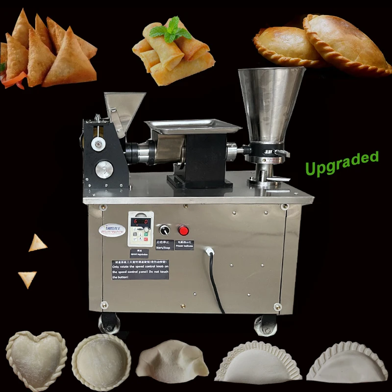 Valparaiso Full Automatic Dumpling Machine Gyoza Empanada Samosa Making Jamaican Patty Machine Meat Pie Samosa Machine