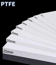 PTFE Board Plastic Hard Sheet Thick 0.2-30mm Handmade DIY Model Building Making Crafts Material Processing Accessory