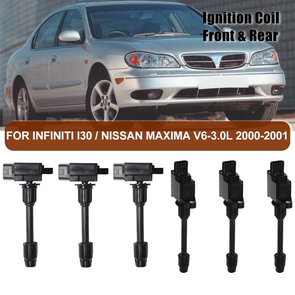 

Front & Rear Ignition Coils For INFINITI I30 MAXIMA V6-3.0L 2000 2001 22448-2Y007 22448-2Y001 UF348T UF363 Car Accessories Parts