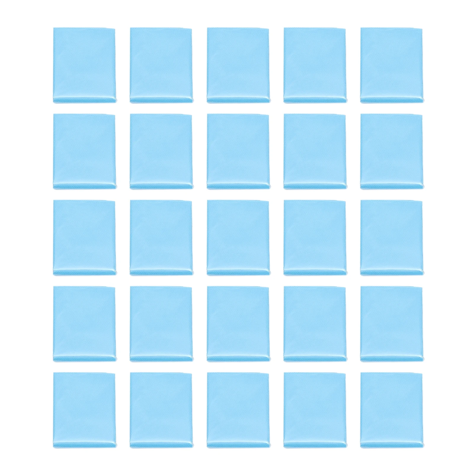 Disposable Toilet Training Floor Mat, Non-Slip, U-Shaped Contour, Pads, Incontinence, Rug, 25 Pcs