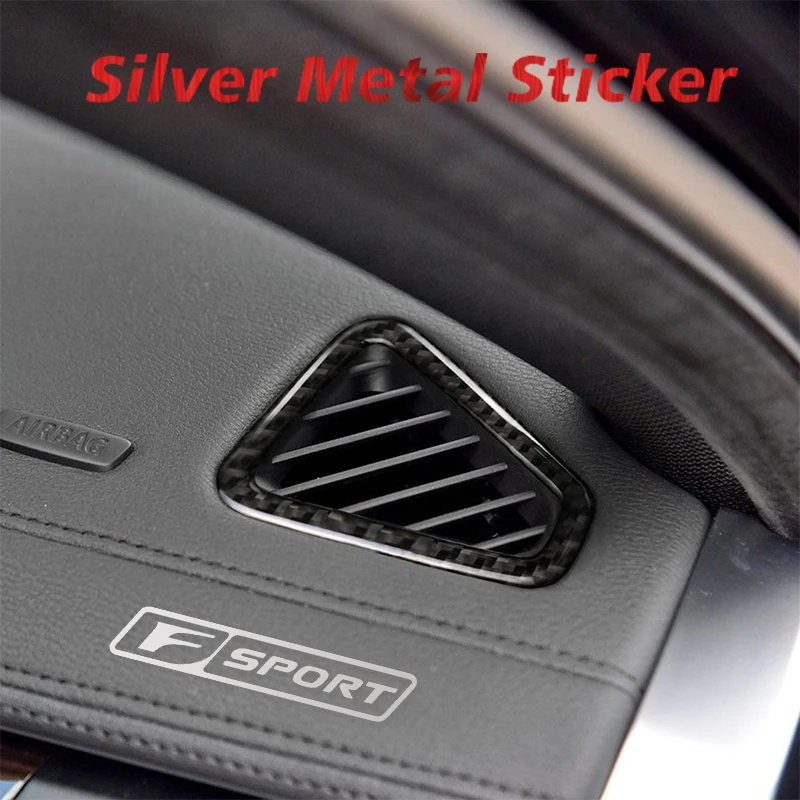 10pcs Car Metal Emblem Stickers Custom Dashboard Decoration Exterior Styling For F Sport Lexus GS IS250 CT200H RX350 2016 Logo