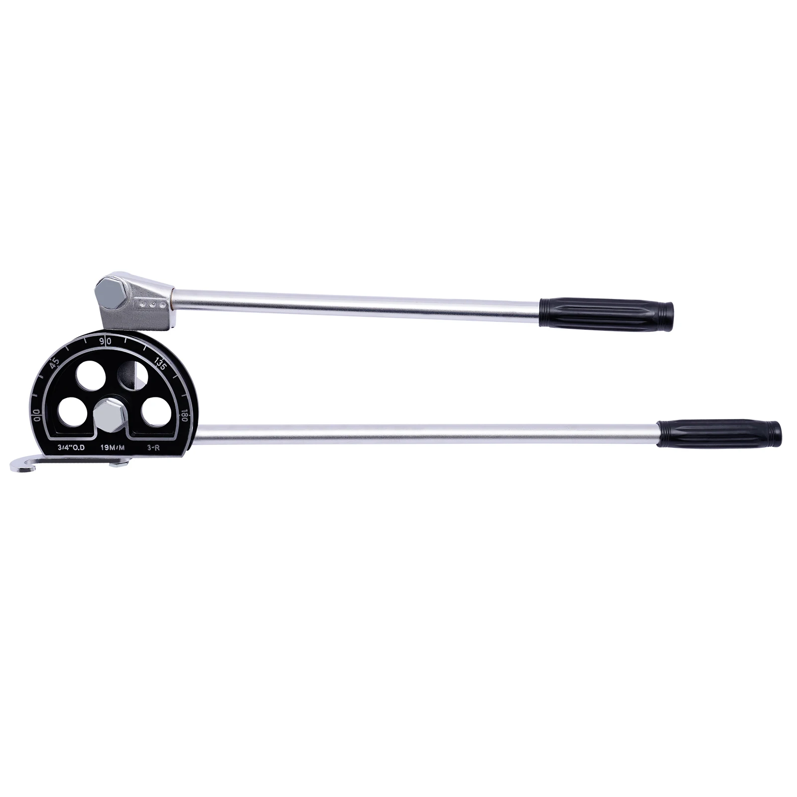 أداة ثني الأنبوب اليدوية 3/4 بوصة، أداة ثني الأنابيب المصنوعة من الألومنيوم والفولاذ بزاوية 180 درجة للسباكة وتدفئة التدفئة والتهوية وتكييف الهواء وإصلاح التبريد