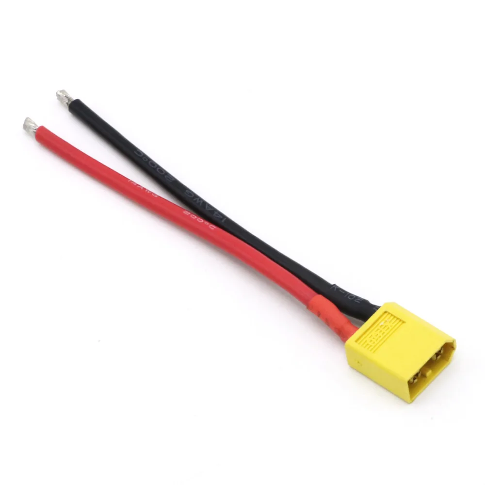 Złącze męskie XT60 z przewód silikonowy 10CM 14AWG dla Model RC