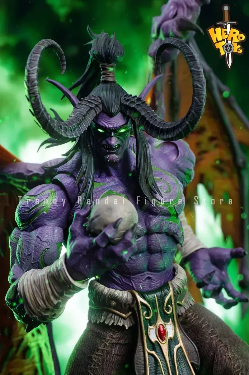 In Stock Hero Toys Demon Hunter Illidan Stormrage World of Warcraft 1/10 Model WOW Game Action Figure Anime Model Toys